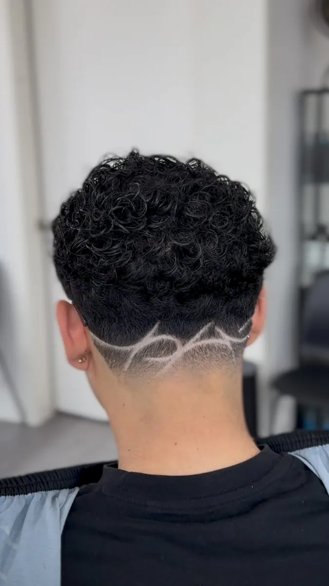 Fresh fade haircut at AABlendz Studio, Latin barbershop in Calgary