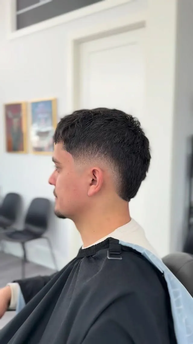 Fresh fade haircut at AABlendz Studio, Latin barbershop in Calgary