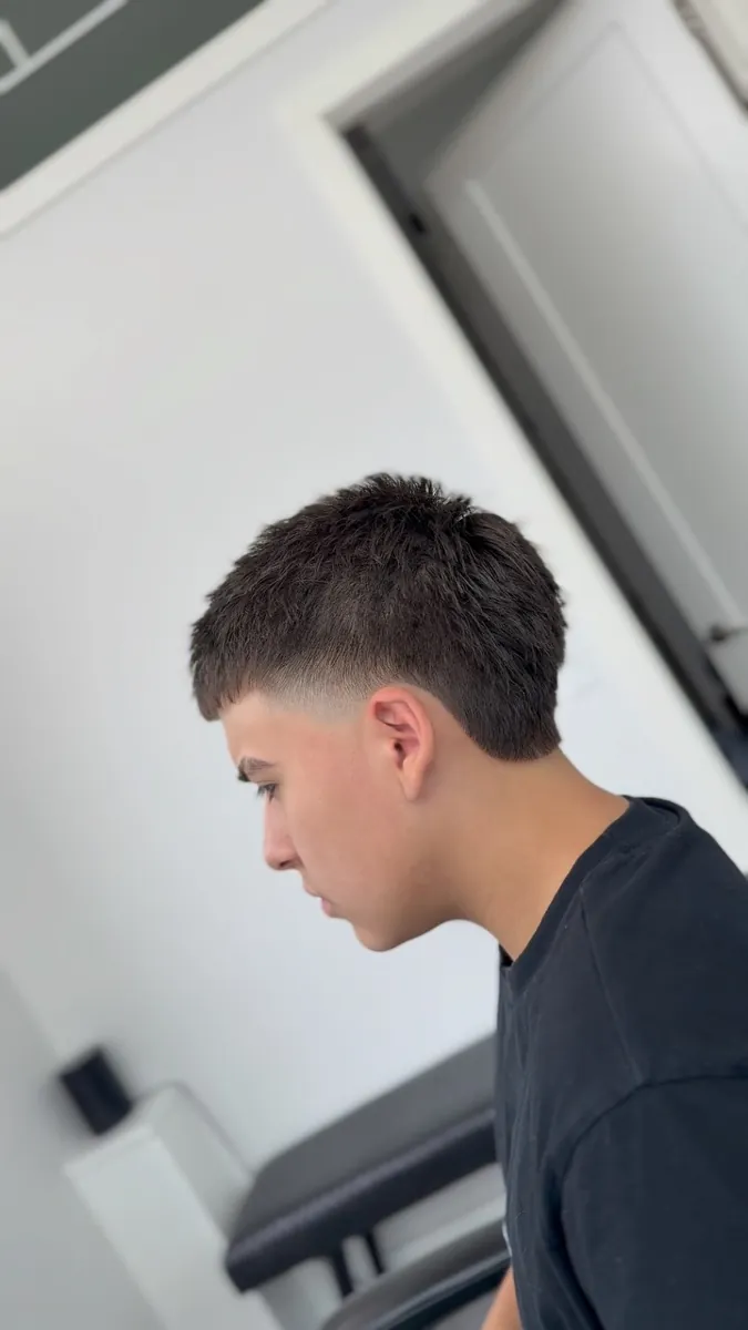 Fresh fade haircut at AABlendz Studio, Latin barbershop in Calgary
