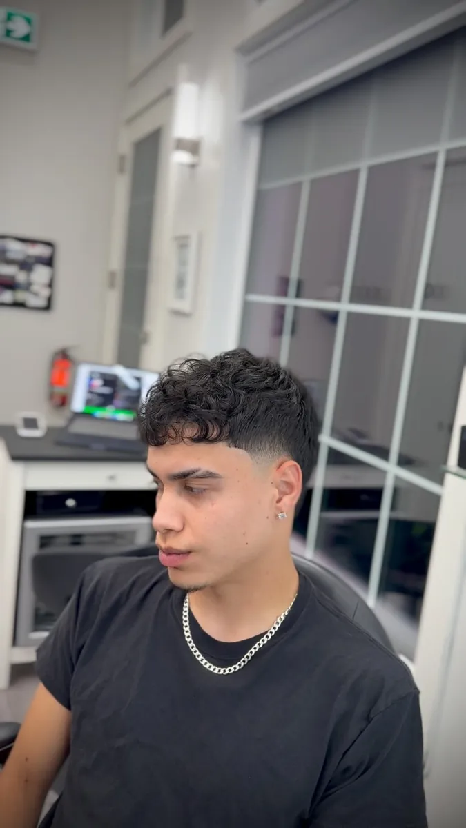 Alben fade haircut at AABlendz Studio, Calgary barbershop